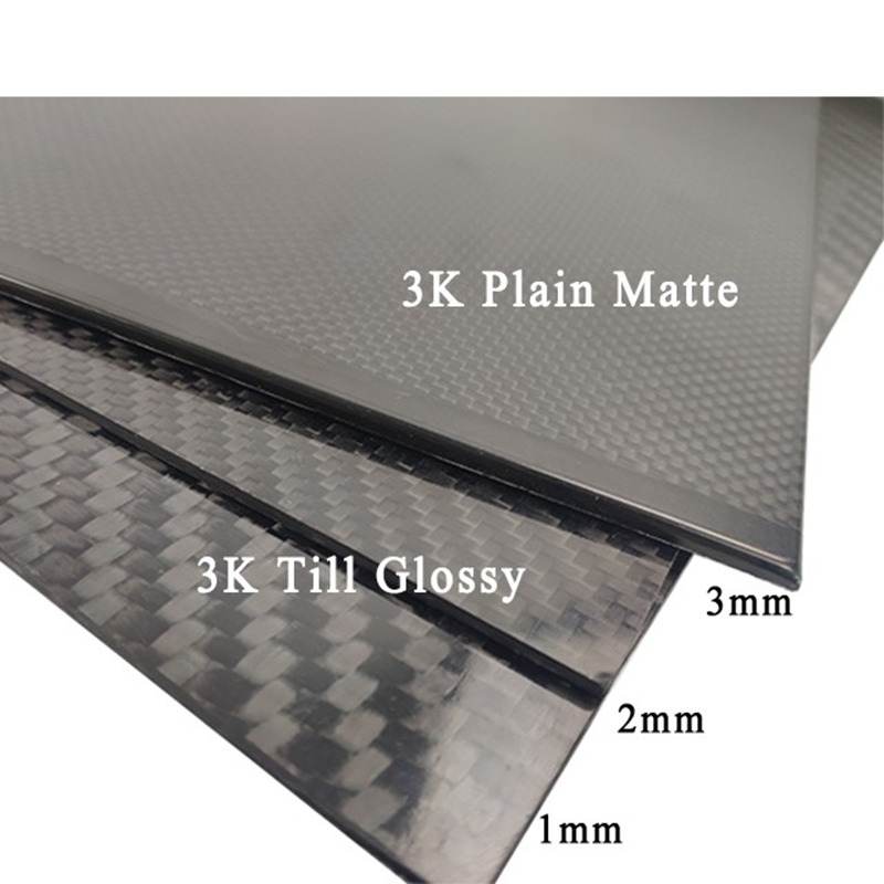3K High strength carbon fiber sheet for sale